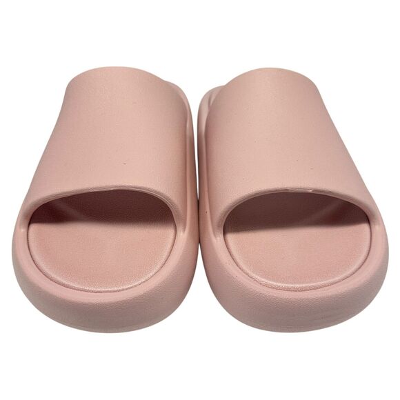 J/Slides Light Pink Eva Squish Beach Pool Slides Women's 8M - Picture 2 of 7